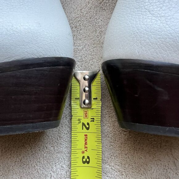 Vionic Roselyn White Leather Ankle Boot Bootie Women 8.5 Chic Minimalist Classic - Picture 11 of 14